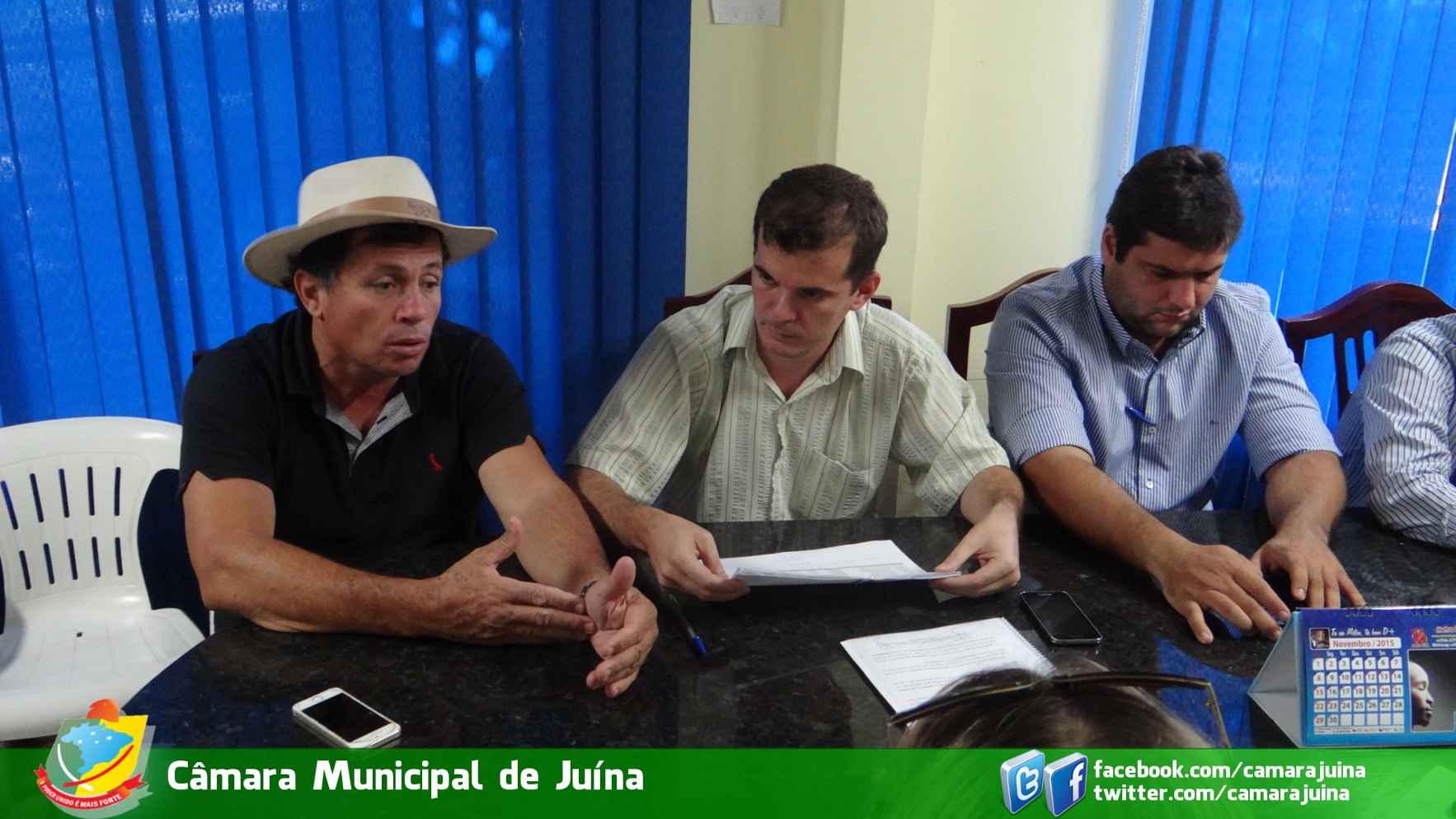 16/11/2015 - Reunião com Executivo para discutir "taxa de Lixo"